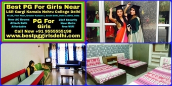 Jetley PG Delhi | Girls Hostel | PG Near LSR, Gargi, Kamala Nehru College - AC Rooms @13K, 4 Meals, Milk, Veg/Non Veg Food - PG With Food & Amazing Facilities For Students of Delhi UNiversity